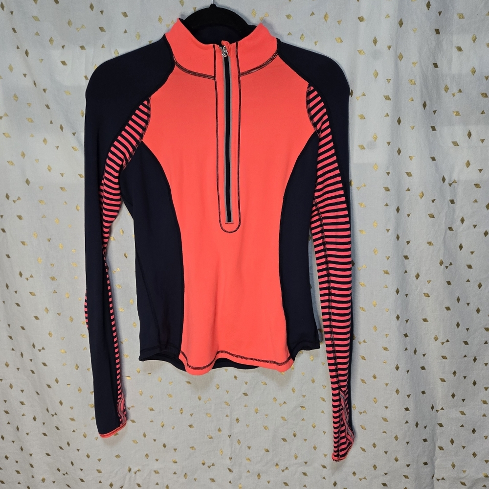 Lululemon U-turn Stripe Quarter-zip jacket - women's small